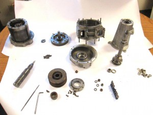 Shorrock 650 Shorock supercharger mostly torn down